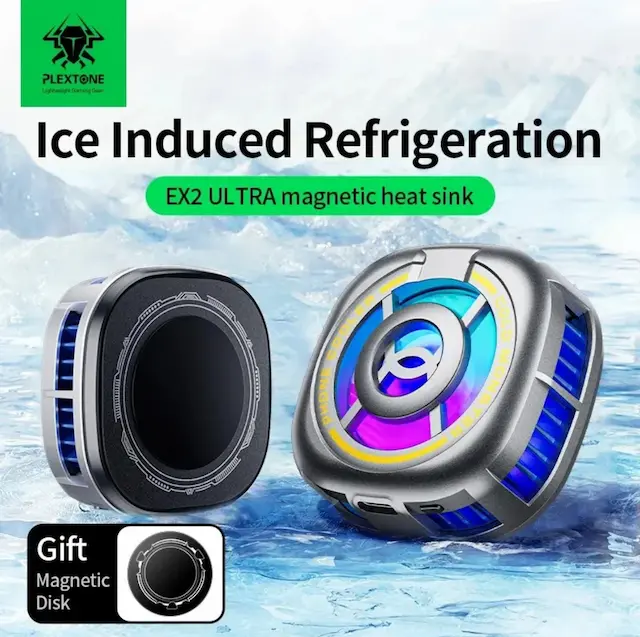 Plextone EX2 Ultra RGB Magnetic Radiator Phone Cooler